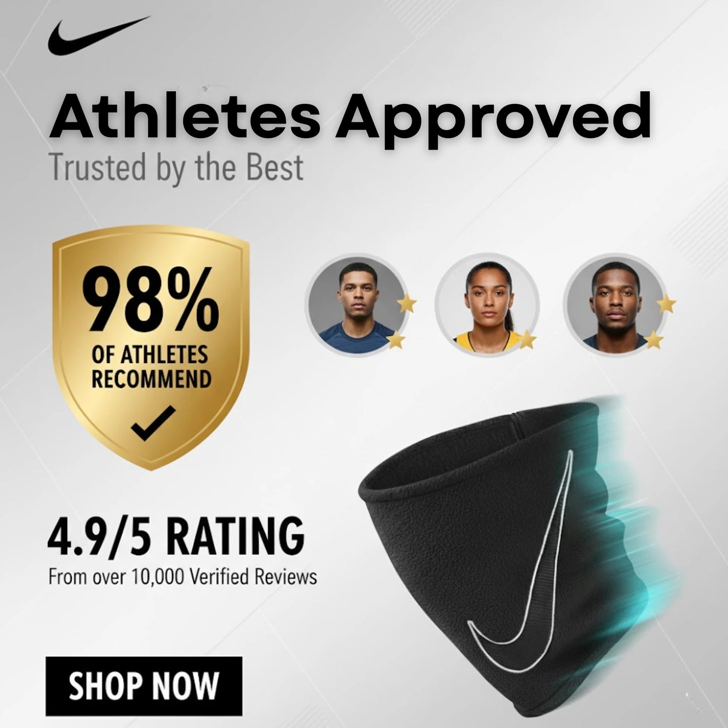 Nike Mens Fleece Neck Warmer 2.0