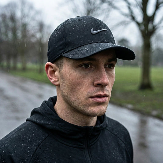 Nike Mens Metal Swoosh Black Cap