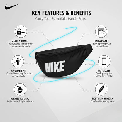 Nike Heritage Unisex Casual Bum Bag (Waist Pack)