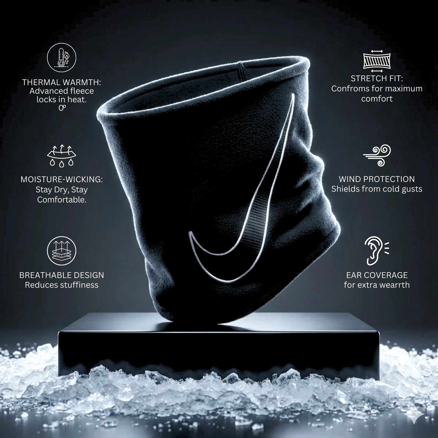 Nike Mens Fleece Neck Warmer 2.0