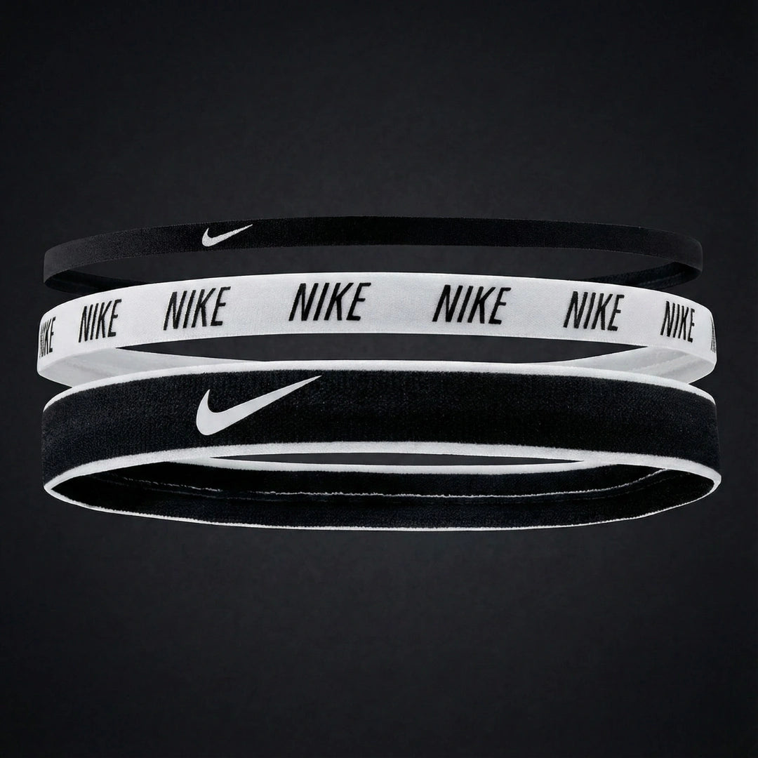 Nike 3 Pack Mix Width  -Slip Breathable Sports Headbands