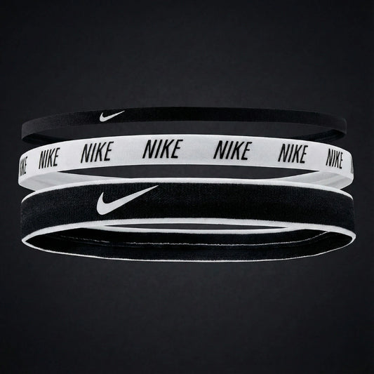 Nike 3 Pack Mix Width  -Slip Breathable Sports Headbands