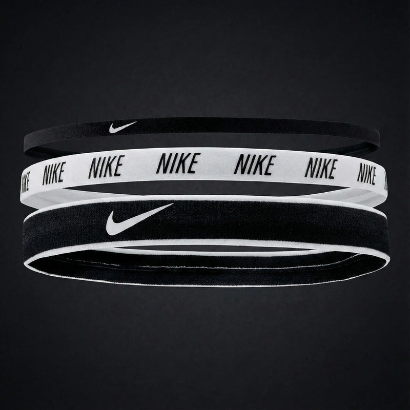 Nike 3 Pack Mix Width  -Slip Breathable Sports Headbands