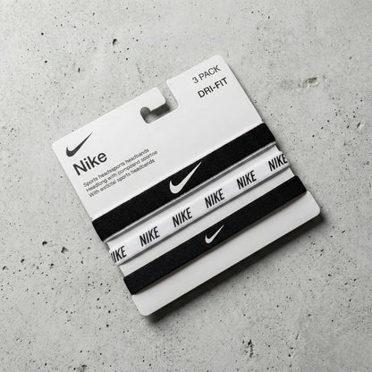 Nike 3 Pack Mix Width  -Slip Breathable Sports Headbands