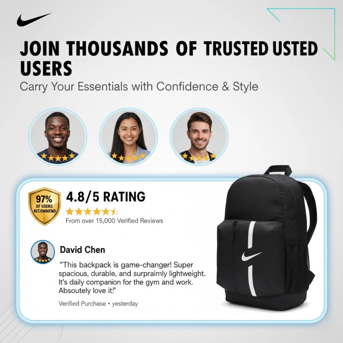 Nike Unisex Academy Team Backpack