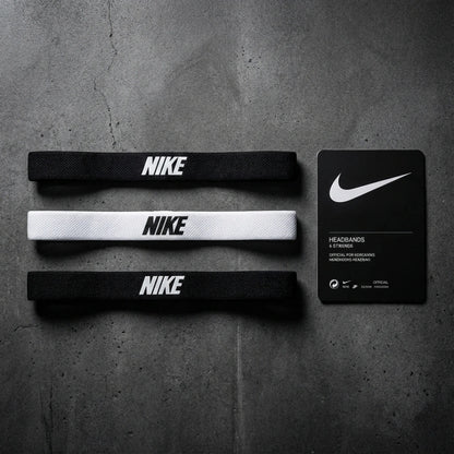 Nike 3 Pack Anti-Slip Breathable Sports Headbands