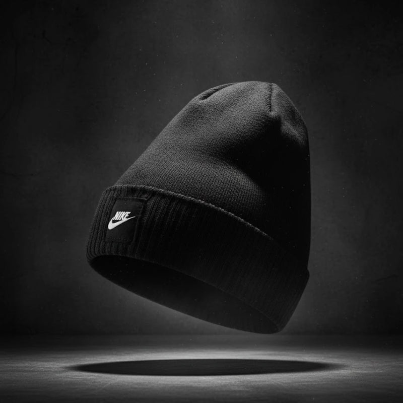 NIKE Men's Futura Beanie - Black Cap