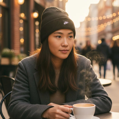 NIKE Men's Futura Beanie - Black Cap