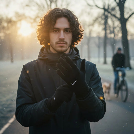 Nike Mens Swoosh knit Gloves