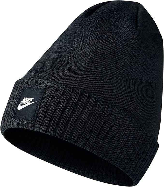 NIKE Men's Futura Beanie - Black Cap